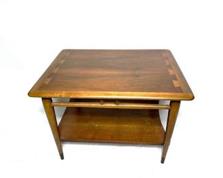 Mid Century Modern End Table 'Acclaim' series designed by Andre Bus for Lane Furniture.  