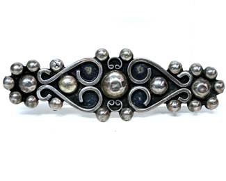 Antique sterling clip