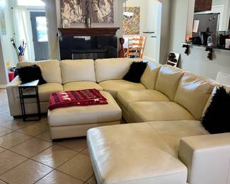 Gorgeous Large Leather Sectional
