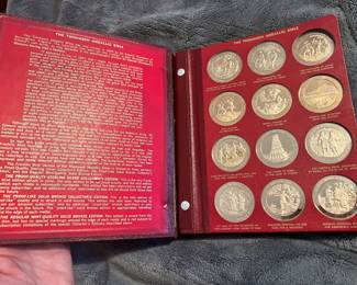The Thomas Medallic Bible Franklin Mint 60 pcs