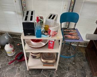 cart and toasters