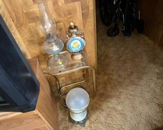 kerosene lamp decanter and lamp