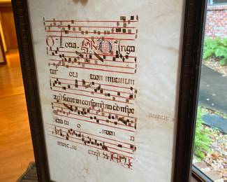 Double Sided Medieval Sheet Music
