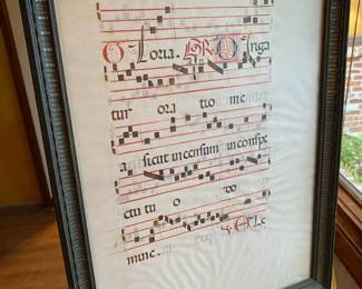 Double Sided Medieval Sheet Music