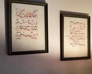 Double Sided Medieval Sheet Music