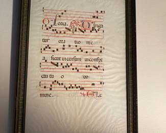 Double Sided Medieval Sheet Music