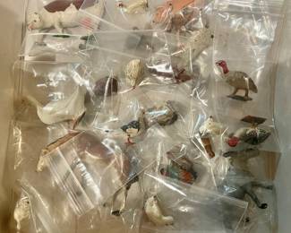 Metal miniature farm animals