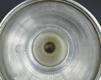 $80 	
Pair sterling wine cups 4.26 oz	