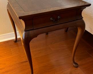 1	$150 	
Pair of end tables Hickory chair company 18x26x22	