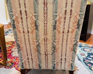 19	$200 	
Pair of wing back chairs stripes & floral 	