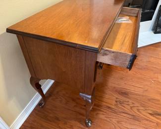 15	$195 	
Side table with two long drawers Hickory Chair Company 34Wx19Dx30T		