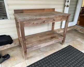 47	$100 	
Outdoor potting garden work table 48x24x36	