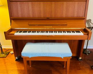 9B	Rare Yamaha upright teak piano U7 H 2487258									
60Wx26Dx51T	$3,995
