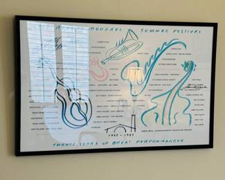 7	$70 	
Robert Mondavi Summer Festival poster1989 2x3