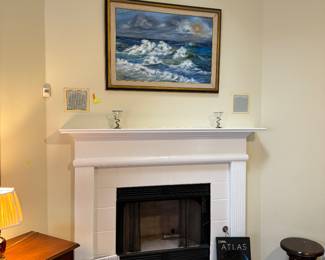 21	$150 	
GA Grace signed oil on canvas 42x30 The Waves 									