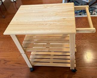 16	$58 	
Kitchen cart on wheels 2 shelves 27x20x32	