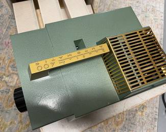 1950's Realist 400 Slide Projector with slide trays. Original box, in working condition    $40