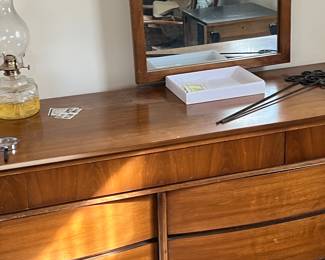 mid century dresser & mirror 