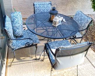 Wrought iron patio furniture!
