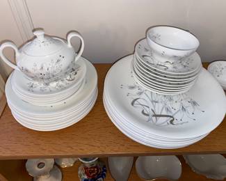 Close up of Wedgwood china 