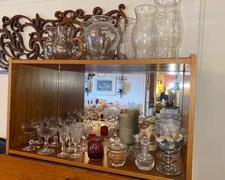 Extensive glassware options