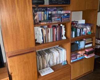 Danish modern MCM module living room cabinetry 