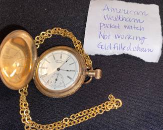 Waltham gold filled pocket watch 