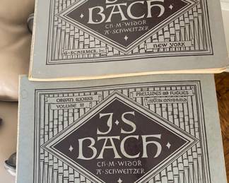 Some of the music books and sheet music books