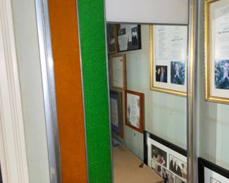 Stained glass mirror