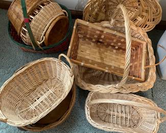 Nice selection of baskets.