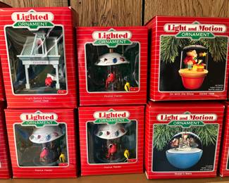 Hallmark Keepsake Magic lighted ornaments in original boxes.