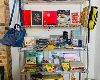 Board games, vintage toys, children’s books