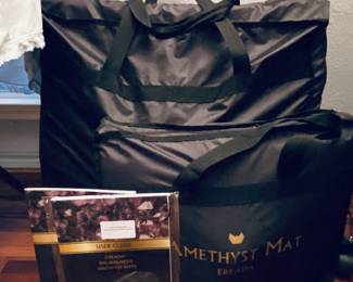 Amethyst heat healing mat