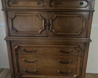 French Provincial Tall Dresser


