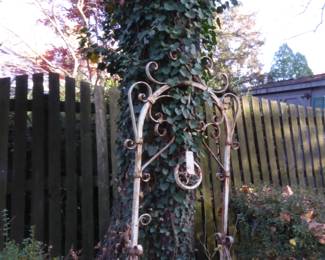 Antique  Wrought Iron Well-head Gantry