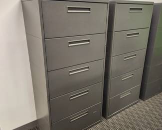 upright lateral file cabinets, some have keys.  49 of these