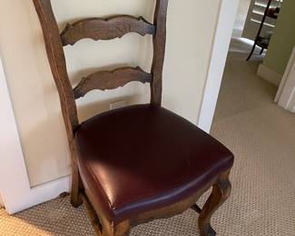 We have 30 of these hand carved French fish chairs