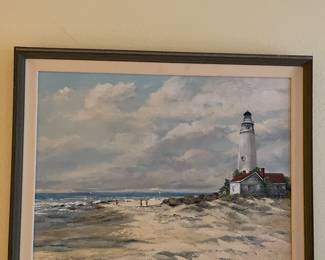 Lois Clark - Painter out of Newport lighthouse