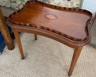marquetry leaf table