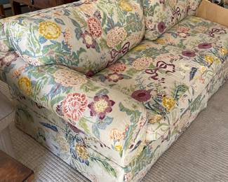 120" Floral sofa