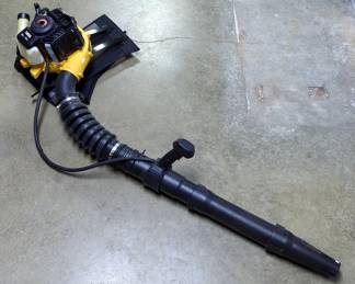 Sears Craftsman Gas Powered Speed Start Back Pack Leaf Blower, Model 73dB(A), 27 CC, Powers On