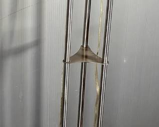 Metal Floor Lamp, 69" Tall, Powers On