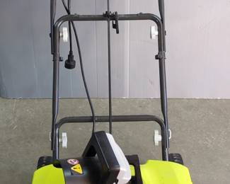 Ryobi Electric Snow Blower, Model RYAC803, Powers On