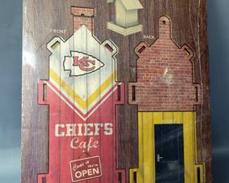 Fan Creations Kansas City Chiefs Balsa Wood Bird Feeder