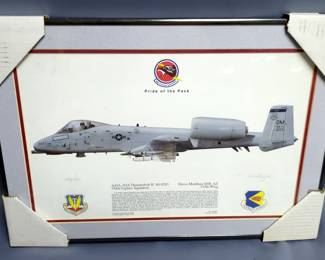 Squadron Graphics Pride Of The Pack, Limited Edition Of 500 Prints By Don Feight Print No. 353LE, 14" x 21"