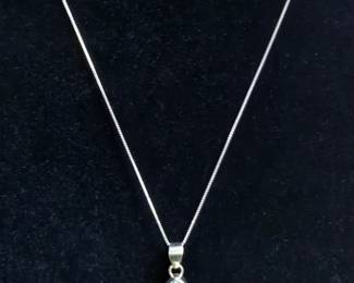 Stalactite Pendant, Approximately 28mm x 53mm, With 10" 925 Sterling Silver Chain