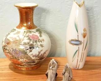 Asian German Porcelain Vases