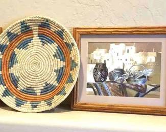 Hand Engraved Metal Art Baskets