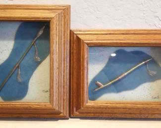 Miniature Metal Peace Pipe Spear