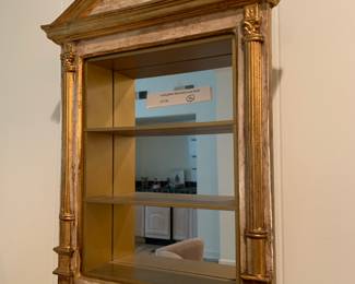 Gold , Mirrored curio 